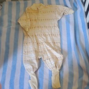Vintage Sungabye teddybear print cream sleeper